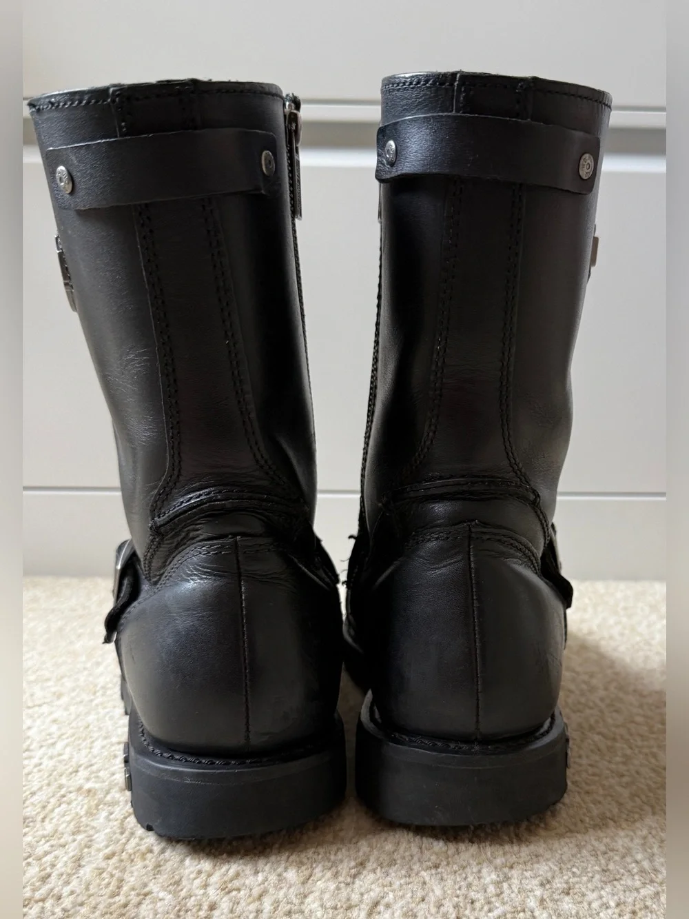 Harley-Davidson® 🏍️ Wolverine Men's Radcliff 9.5-Inch Engineer Black Boots 10.5